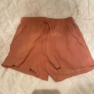 NWT Paper Crane Elasticic Waist Shorts